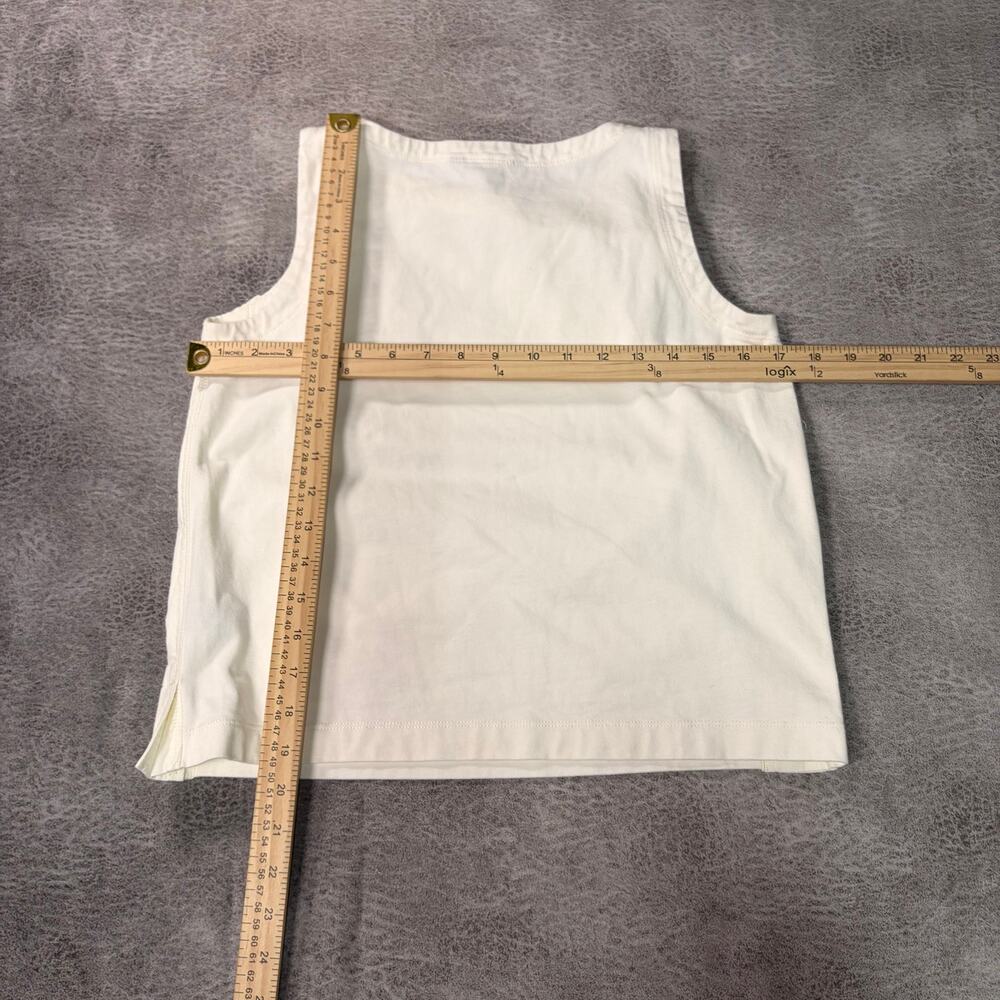 White Ralph Lauren Structured Tank Top - Picture 5 of 5